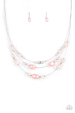 Pacific Pageantry Necklace with Earrings - Pink